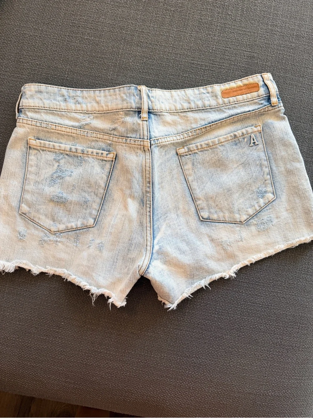 Articles of Society Acid Wash Denim Jeans - Blue